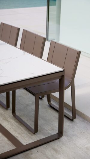 Flat Dining Chair by Gandia Blasco