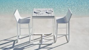Flat High Stool by Gandia Blasco