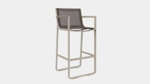 Flat Textil High Stool by Gandia Blasco