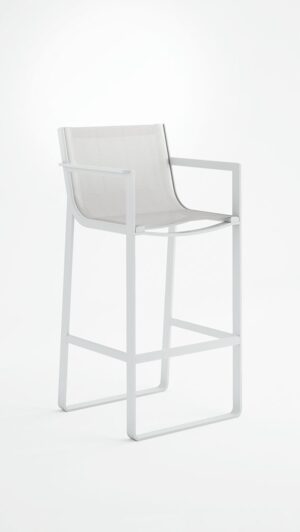 Flat Textil High Stool by Gandia Blasco
