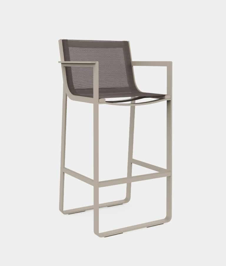 Flat Textil High Stool by Gandia Blasco