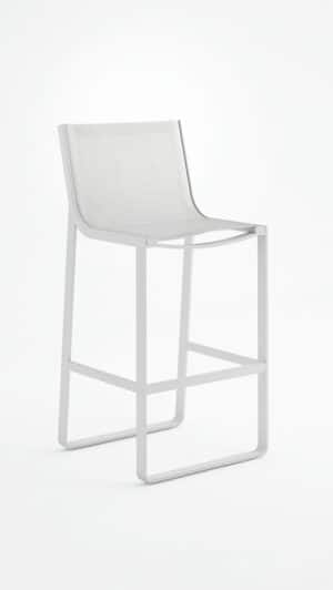 Flat Textil High Stool by Gandia Blasco