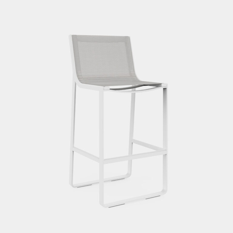 Flat Textil High Stool by Gandia Blasco