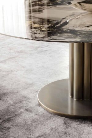 Forest Round Dining Table by Rugiano