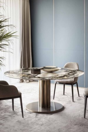 Forest Round Dining Table by Rugiano