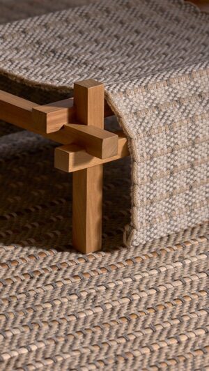Hos Deckchair and Stool Set by Gandia Blasco