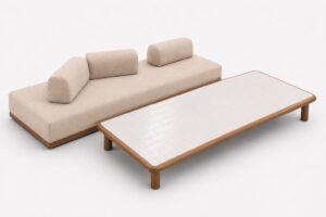 Majlis Lounge Sofa by Melaaura