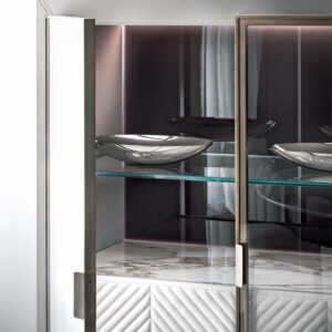 Iole Glass Cabinet by Rugiano