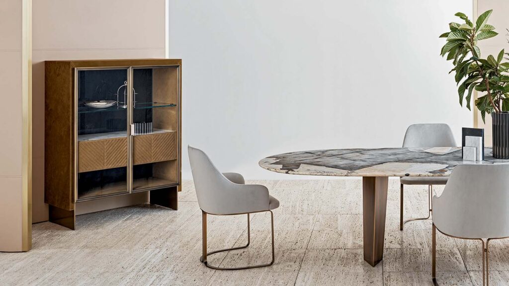 Iole Glass Cabinet by Rugiano