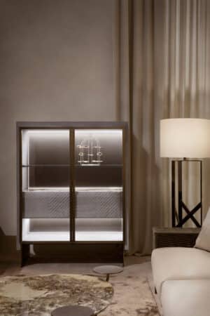 Iole Glass Cabinet by Rugiano
