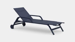 Stack Chaise Lounge With Wheels by Gandia Blasco