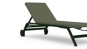 Stack Chaise Lounge With Wheels by Gandia Blasco