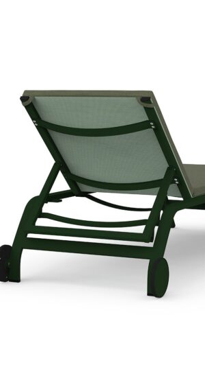 Stack Chaise Lounge With Wheels by Gandia Blasco