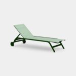 Stack Chaise Lounge With Wheels by Gandia Blasco