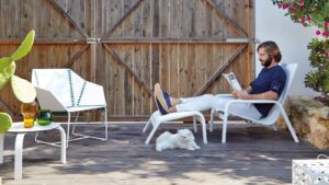 Stack High Back Lounge Chair by Gandia Blasco