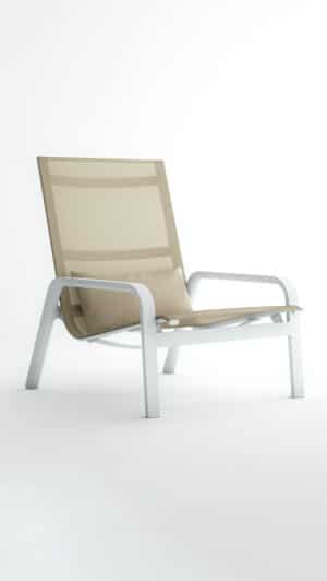 Stack High Back Lounge Chair by Gandia Blasco