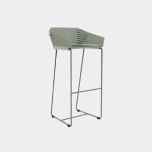 Textile High Stool by Gandia Blasco