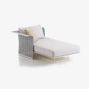 Dafne Outdoor Chaise Longue by Rugiano
