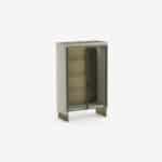 Iole High Glass Cabinet by Rugiano