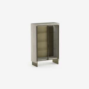 Iole High Glass Cabinet by Rugiano