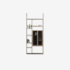 Frame Glass Bookcase by Rugiano