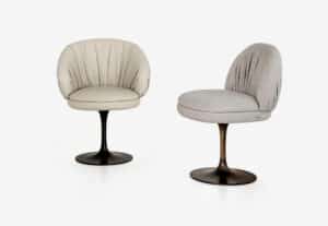 Fandango Swivel Dining Chair by Rugiano