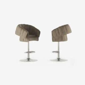 Manta Bar Stool by Rugiano