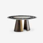 Absolute Round Dining Table by Rugiano