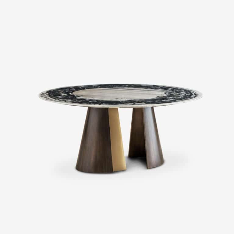 Absolute Round Dining Table by Rugiano