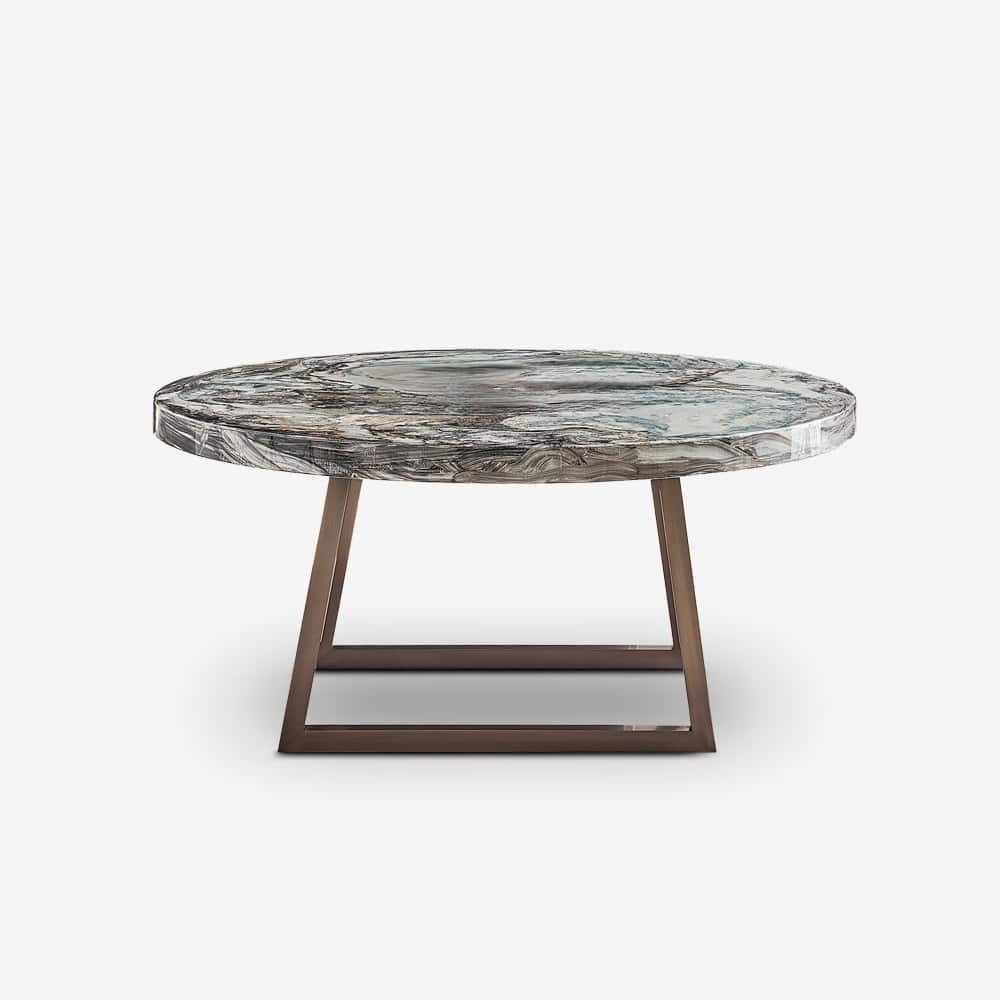Decoro Round Dining Table by Rugiano