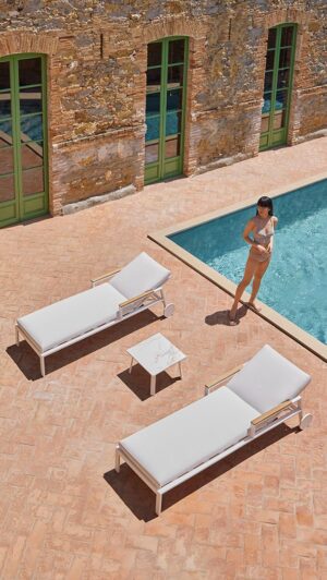 Timeless Square Side Table by Gandia Blasco