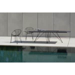 Wire Rectangular Dining Table