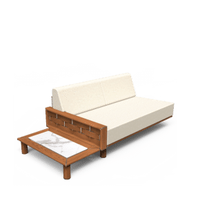 Luma Left Arm Sectional with Plinth Table - Image 3
