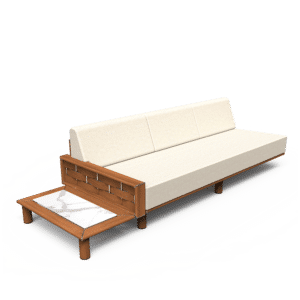 Luma Left Arm Sectional with Plinth Table - Image 2