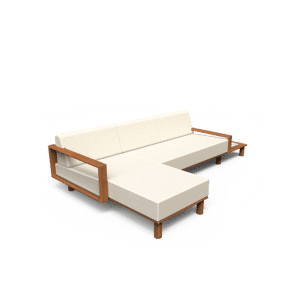 Horizon Sofa with Left Chaise & Right Plinth Table - Image 2