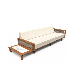 Sail Sofa with Left Plinth Table - Image 2