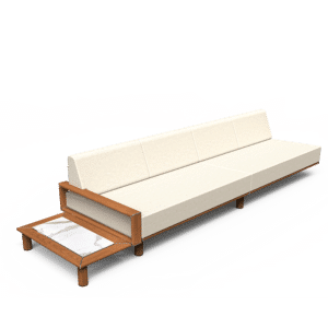 Horizon Left Arm Sectional with Plinth Table