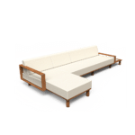 Horizon Sofa with Left Chaise & Right Plinth Table