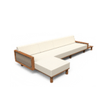 Sail Sofa with Left Chaise & Right Plinth Table
