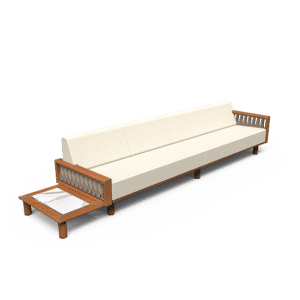 Sail Sofa with Left Plinth Table
