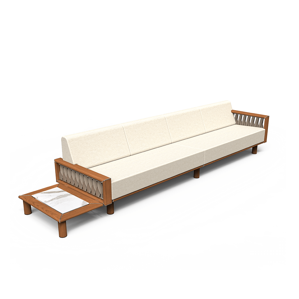 tuuci-4-Seat-Sofa-Left-Plinth_Deep_Luma-1 Sail Sofa with Left Plinth Table - Image 1