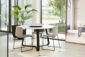 Curve Round Dining Table - Image 5