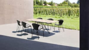 Wire Faux Elyps Dining Table - Image 2