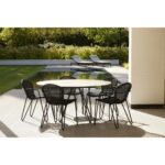 Wire Round Dining Table