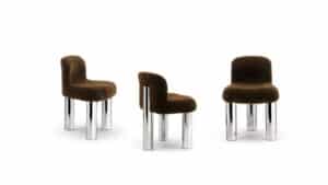 Botolo Chromed High Version Chair - Image 2