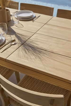 Paralel Extendable Rectangular Dining Table