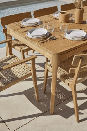 Paralel Extendable Rectangular Dining Table